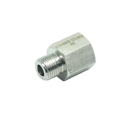 SS304 1/2  NPT Female Pipe X M16X1.5 Male Metric Adapter Fitting Oil Fuel Air  • $10.99