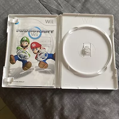 Empty Nintendo Wii Games Case Cover & Manual Only Genuine - NO GAME INCLUDED • $4.99