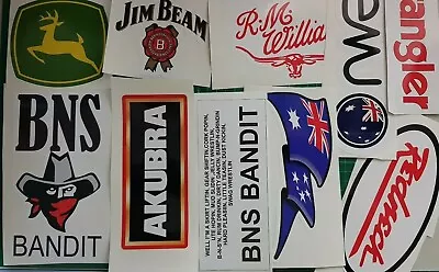 UTEAGGIEAUSTBNS STICKERS 1 Pack Of 10 Mixed Stickers FOR WINDOWSESKY4WDCAR • $32