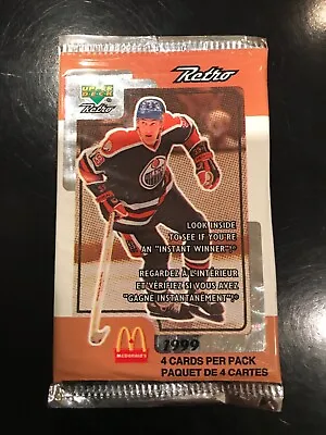 1999-00 McDonald’s Retro Unopened Hockey Pack Of 4 Cards • $1.50