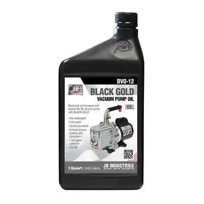 JB Industries DVO-12 BLACK GOLD Vacuum Pump Oil (1 Quart) • $19.99