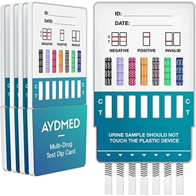 £13.28 • Buy 5 X Aydmed Professional 7-in-1 Rapid Drug Test Dip Cards | Urine Drug Tests Kit