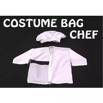 Chef Costume Bag - A Black Empty Bag Changes Into A Chef's Costume Magic Trick • £28.49