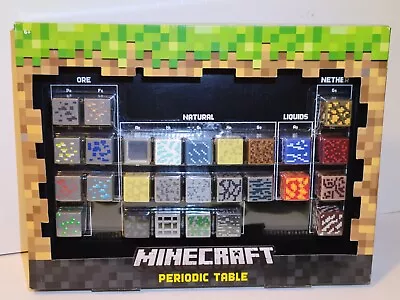 Minecraft Periodic Table Of Elements NEW SEALED BOX 27 Blocks Mattel 2015 • $20