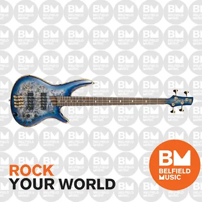 $2749 • Buy Ibanez SR2600 Premium Bass Guitar Cerulean Blue Burst - SR2600CBB - Brand New