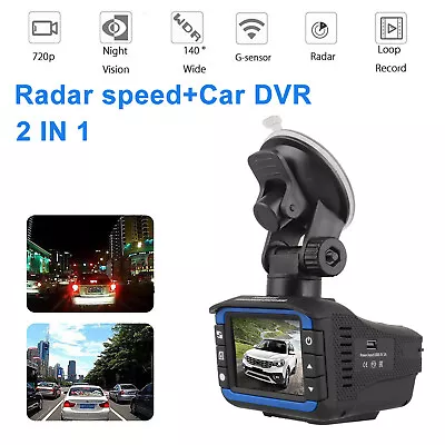 $38.59 • Buy Anti Radar Laser Speed Detector Car DVR 1080P Recorder Video Dash Camera Night