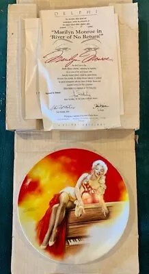 Bradford Exchange Marilyn Monroe Plate - River Of No Return • $10