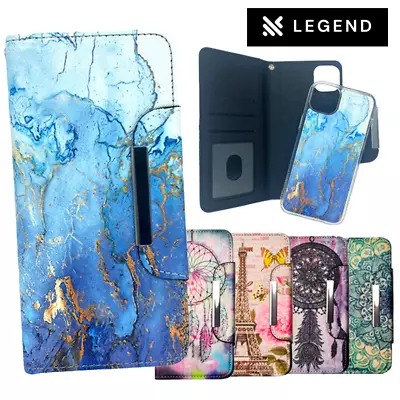 $16.99 • Buy Magnetic Detachable Flip Wallet + Back Case Design IPhone X XS XR 11 12 13 14