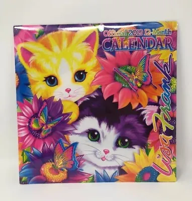 NEW Lisa Frank 2019 12 Month Calendar Includes 6 Month 2018 Calendar • $14.95
