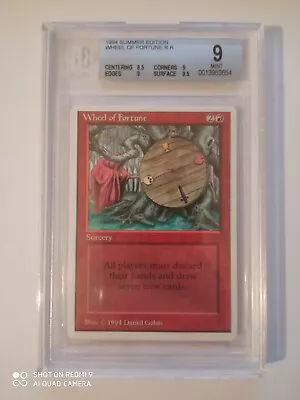 ►Magic Style◄ MTG - Wheel Of Fortune - Summer Magic Edgar - BGS 9 MINT • $8089.20