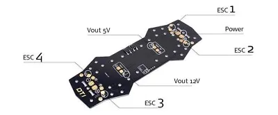 DTI PCB Board With LED Board For ZMR250 Quadcopter Frame • $14.99