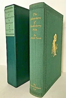 The Adventures Of Huckleberry Finn  Mark Twain Limited Editions Club 1933 Signed • $780