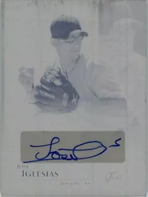 JOSE IGLESIAS 2011 Just SPOTLIGHTS Autograph Rookie Auto Plate RC 1/1 • $68.99