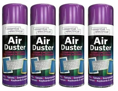 £7.79 • Buy Air Duster Spray Can Compressed Cleans Protects PC Laptops Keyboards 200ml
