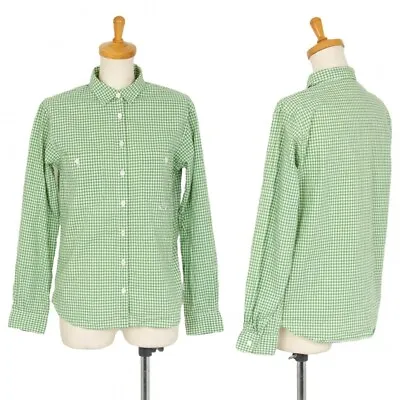 Mademoiselle NON NON Checks Long Sleeve Shirt Size M(K-102756) • $148