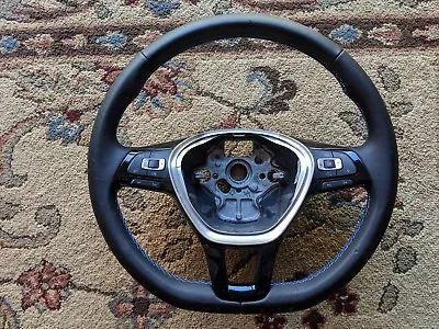 2016-2018 Volkswagen Passat (B8) Leather Multifunction Steering Wheel Non-DSG • $90