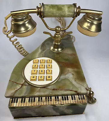 Sitel Telephone Piano Style Made In Italy Incomplete Marble Style UnTested • $51.51