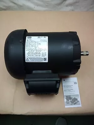 WEG GP Motor:.3318ES3E56C-S Fan-Cooled Face/Base Mount 1/3 HP 1765 RPM • $199.95