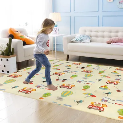 £17.55 • Buy Waterproof Play Mat 2 Side Baby Kids Crawling Soft Blanket Folding Floor Carpet