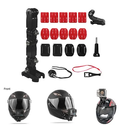 Dirt Bike Motorcycle Helmet Mount Swivel Kit For GoPro Hero 3 4 5 6 7 8 Camera • $15.19