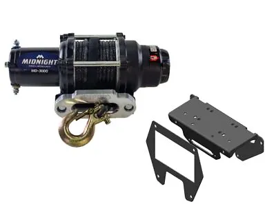 Viper 50 Ft Winch 3000 Lb Black W/ Mount For Polaris RZR PRO XP 4 2020-22 • $229.98