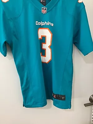 Miami Dolphins  Rosen #3  Screened  Football Jersey Youth Large • $32.20