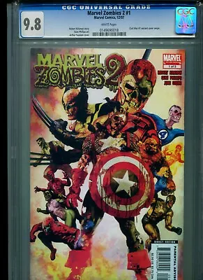 Marvel Zombies 2 #1 CGC 9.8 (2007) Kirkman Civil War #1 Variant Cover Homage  • $175