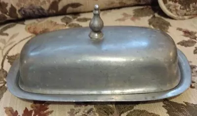 Vintage Reed And Barton PEWTER BUTTER DISH • $10