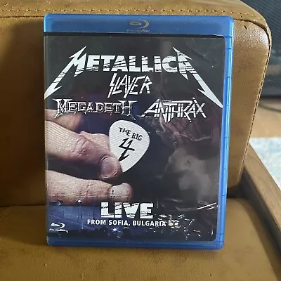 Metallica/Slayer/Megadeth/Anthrax - The Big 4 Live From Bulgaria (Blu-ray 2010) • $48