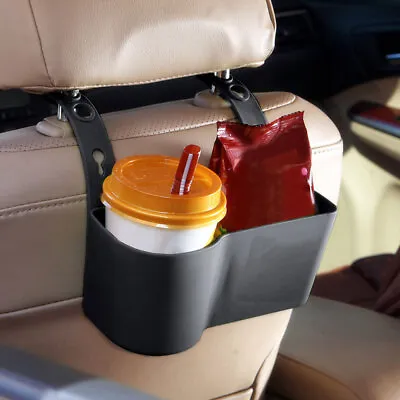 Auto Car Headrest Seat Back Mount Storage Cup Drink Holder Hanging Box Container • $13.54