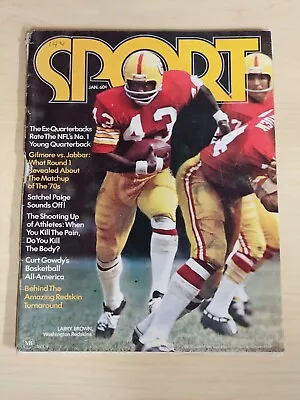 Sport Magazine January 1972 Sport Magazine Larry Brown Washington Redskins • $4.99