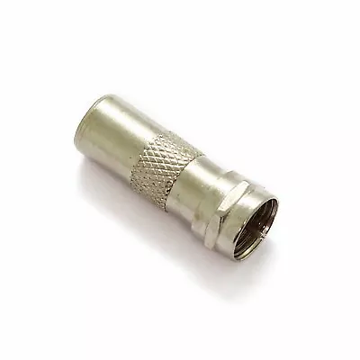 121AV F Connector Male Plug To Coax Male Socket TV Adaptor • £1.89