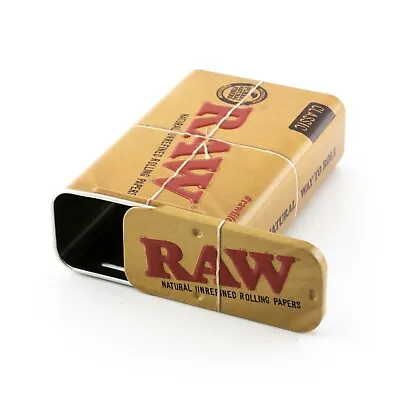 £4.99 • Buy RAW Sliding Top Cigarette Case Tin