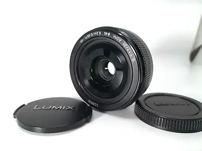  Near Mint  / Panasonic Lumix G 20mm F/1.7 II Aspherical AF G Lens (Black) • £186.02