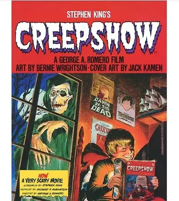 $50 • Buy CREEPSHOW Stephen King & Bernie Wrightson Graphic Novel Horror New