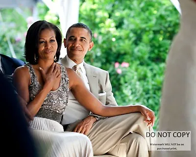 President Barack Obama And Michelle Observe Wedding Vows - 8x10 Photo (dd-075) • $8.87