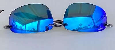 Maui Jim Hookipa B407-11 Smoke Grey Frame / Blue Hawaii Polarized Lenses NEW • $136.67