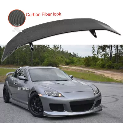 47  Car Rear Trunk Spoiler Racing Wing Carbon Fiber Look For Mazda RX-8 3 6 MX-5 • $154.19