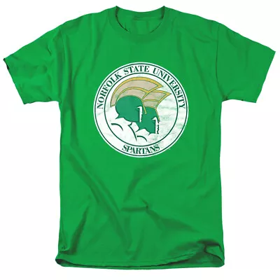 Norfolk State University Adult T-Shirt Distressed Primary Kelly Green S-4XL • $21.99
