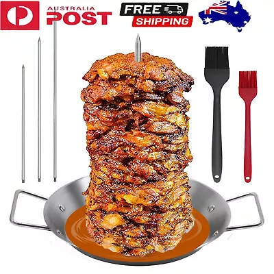 Stainless Steel BBQ Vertical Skewer For Grill Brazilian Skewers For Home Made • $28.49