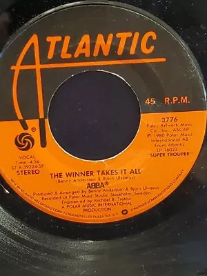 ABBA 7  45 RPM  The Winner Takes It All  &  Elaine  VG+ Condition • $4