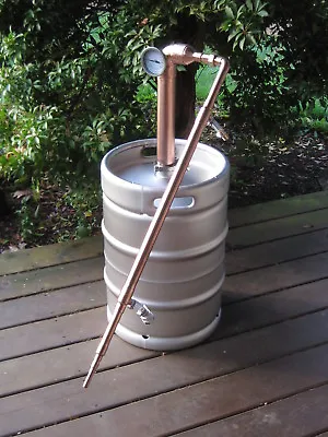  Beer Keg Kit 2  Inch Copper Pipe Moonshine Pot Still Column  • $299.95