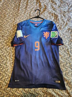 Holland 2014/2015 Netherlands Away Soccer Jersey Size M • $50