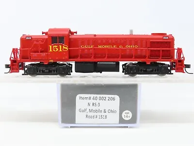 N Scale Atlas 40002206 GMO Gulf Mobile Ohio RS3 Diesel Locomotive #1518 • $129.95