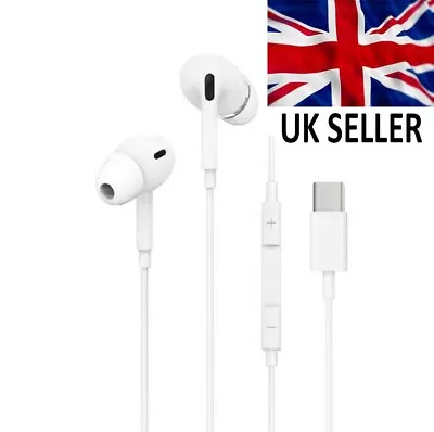 For Samsung Galaxy S22 S23 Ultra S20Fe USB C Type C Earphones Headphones Earbuds • £7.99