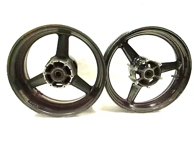 02 03 YAMAHA YZF R1 YZFR1 Front/rear Rim Rims Wheels Set #2 STRAIGHT DENTS • $199.99