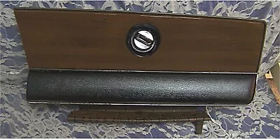 Mopar A Body Wood Grain Glove Box Lid 71/75  WITH KEY Original • $95