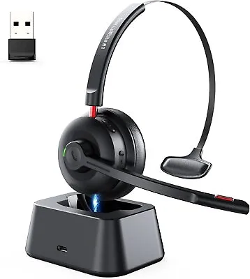 Tribit Wireless Headset With MicrophoneAI Noise Canceling & CVC 8.0 For Home  • $15.09