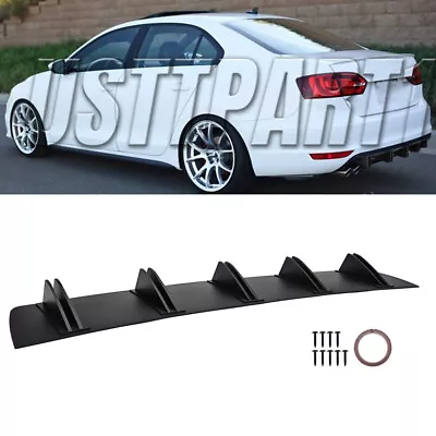 For VW Jetta MK6 MK7 Rear Lower Diffuser Bumper Splitter Spoiler Black Chins • $37