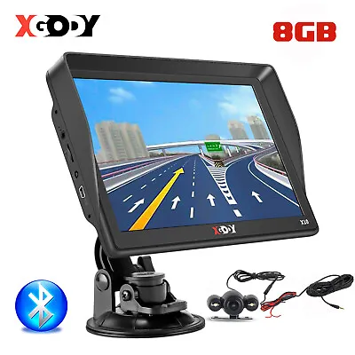 XGODY 9'' Car GPS Navigation Bluetooth Sat Nav Free 2024 AU Map W/Reverse Camera • $135.89